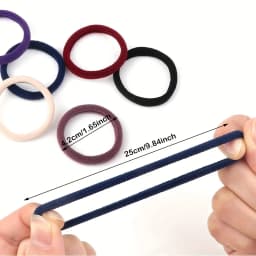 20/50/100pcs Soft Elastic Hair Ties Hair Bands Decorative Hair Accessories Set For Baby Girls