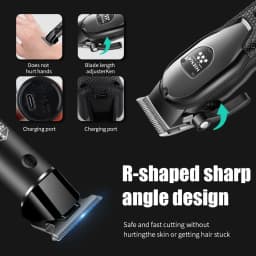 Hiena Hair Clipper Kit for Men Electric Shaver Hair Trimmer Professional Cutting Machine Hair Trimmer with LCD Digital Display