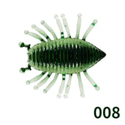 D1 Larva Worm Fishing Soft Lure Floating Illex Woodlouse Gambit 30mm/1.1g Silicone Artificial Surface Swimbait Bass Trout Perch