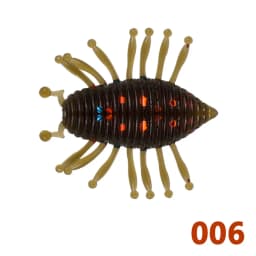 D1 Larva Worm Fishing Soft Lure Floating Illex Woodlouse Gambit 30mm/1.1g Silicone Artificial Surface Swimbait Bass Trout Perch