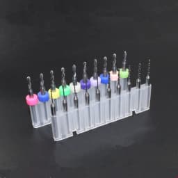 10pcs/lot 0.2mm to 3.175mm PCB mini drill Bit tungsten steel carbide for print circuit board cnc drill Bits