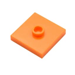 50pcs DIY Building Blocks Convex Seat Bricks 2x2 Dots Educational Plastic Toys for Children Compatible Brands Kids Gifts 87580