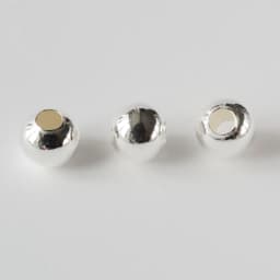 Solid 925 Sterling Silver Beads Seamless Round Spacer Loose Ball, Jewelry DIY Findings