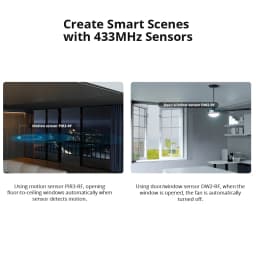 SONOFF RF Bridge R2 433MHz Gateway DW2 PIR3 Door Window Motion Sensor Voice Control Smart Scene via EWeLink Google Home Alexa