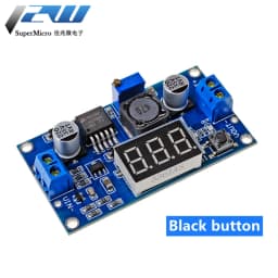 LM2596 BUCK 3A DC-DC Voltage Adjustable Step-Down Power Module + Blue LED Voltmeter