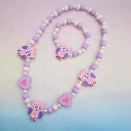 25 styles Cute Animal Flower Cartoon Flower Children's sweater necklace bracelet for children gift cp2585