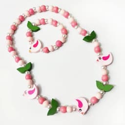 25 styles Cute Animal Flower Cartoon Flower Children's sweater necklace bracelet for children gift cp2585