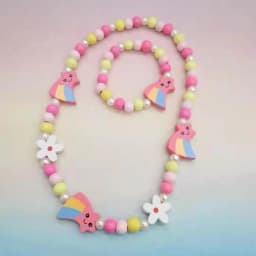 25 styles Cute Animal Flower Cartoon Flower Children's sweater necklace bracelet for children gift cp2585