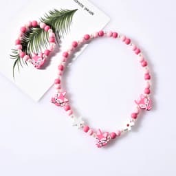 25 styles Cute Animal Flower Cartoon Flower Children's sweater necklace bracelet for children gift cp2585