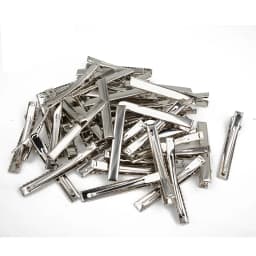 50pcs/lot Metal Crocodile Clips Cable Lead Testing Metal Alligator Clips Clamps Hair Clips Hairpins 35mm-75mm