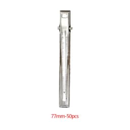 50pcs/lot Metal Crocodile Clips Cable Lead Testing Metal Alligator Clips Clamps Hair Clips Hairpins 35mm-75mm