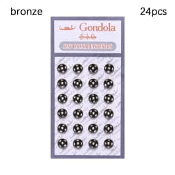 10/24Pcs Mini Button Buckle for 1/6 Doll DIY Doll Clothes Metal Buckle Invisible Snap Handmade Doll Clothing Sewing Accessories