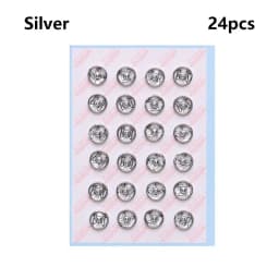 10/24Pcs Mini Button Buckle for 1/6 Doll DIY Doll Clothes Metal Buckle Invisible Snap Handmade Doll Clothing Sewing Accessories