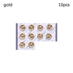 10/24Pcs Mini Button Buckle for 1/6 Doll DIY Doll Clothes Metal Buckle Invisible Snap Handmade Doll Clothing Sewing Accessories