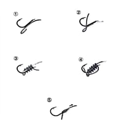 50pcs/Box Barbed High Carbon Steel Fishing Hooks Sea Worm Carp Single Circle Hook Set Fly Fishing Accessories Tackle Fishhook