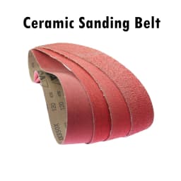 4 pcs XK850X Ceramic Sanding Abrasive Belts for Super hard Metal Grinding