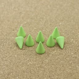 50sets 7*10mm Cone Colored Studs And Spikes For Clothes DIY Handcraft Garment Rivets For Leather Bag Shoes Tachuelas Ropa
