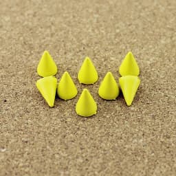 50sets 7*10mm Cone Colored Studs And Spikes For Clothes DIY Handcraft Garment Rivets For Leather Bag Shoes Tachuelas Ropa
