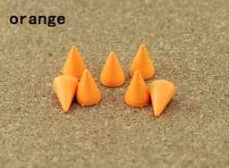 50sets 7*10mm Cone Colored Studs And Spikes For Clothes DIY Handcraft Garment Rivets For Leather Bag Shoes Tachuelas Ropa