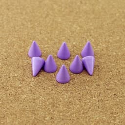 50sets 7*10mm Cone Colored Studs And Spikes For Clothes DIY Handcraft Garment Rivets For Leather Bag Shoes Tachuelas Ropa