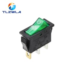 1PCS KCD3 Rocker Switch ON-OFF ON-OFF-ON 2 Position 3Pins Electrical equipment With Light Power Switch 16A 250V / 20A 125V AC