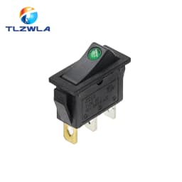 1PCS KCD3 Rocker Switch ON-OFF ON-OFF-ON 2 Position 3Pins Electrical equipment With Light Power Switch 16A 250V / 20A 125V AC