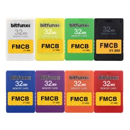 Bitfunx Free McBoot V1.966 PS2 FMCB 8MB/16MB/32MB/64MB Memory Card for Playstation2 Fat Console