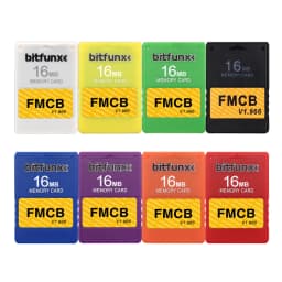 Bitfunx Free McBoot V1.966 PS2 FMCB 8MB/16MB/32MB/64MB Memory Card for Playstation2 Fat Console