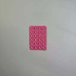 24 Silicone Suction Cups, Black Minimalist Sticker, Anti Slip Phone Case, Portable And Movable Phone Holder, Square Portable