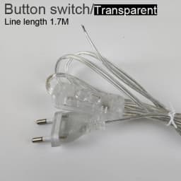 EU Plug With Switch Wire 1.7M Dimmer Black/White Lamp Cable For Table Lamp For Floor lamp 110-220V Electricity Wire US Plug