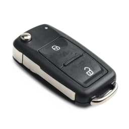 KEYYOU NEW 2 Button Folding Flip Remote Key Replacement Case FOB Shell For Vw For VOLKSWAGEN Transporter T5 Polo G Uncut Blade