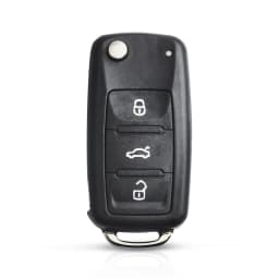 KEYYOU NEW 2 Button Folding Flip Remote Key Replacement Case FOB Shell For Vw For VOLKSWAGEN Transporter T5 Polo G Uncut Blade