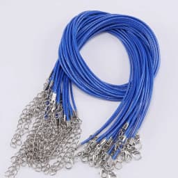 10Pcs/lot Dia 1.5/2mm Leather Cord Necklace With Clasp Adjustable Braided Rope for Jewelry Making DIY Necklace Bracelet Supplies