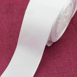 (25 Yards/Roll) White Single Face Satin Ribbon Wholesale Gift Wrapping Christmas Ribbons