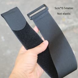 Reusable Nylon Fastening Luggage Ties with Buckle 5cm*0.5M/1M Back to Hook and Loop Fastening Sticky Tape Straps