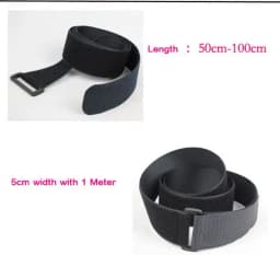 Reusable Nylon Fastening Luggage Ties with Buckle 5cm*0.5M/1M Back to Hook and Loop Fastening Sticky Tape Straps