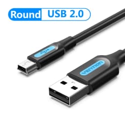 Vention Mini USB Cable Mini USB 2.0 to USB Fast Data Charger Cable for MP3 MP4 Player Car GPS Digital Camera HDD Mini USB
