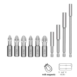 Free Shipping 10Pcs/Lot 25mm Phillips Bits Hex Shanked Anti Slip Screwdriver Bits Magnetic Single Head  PH1 / PH2 / PH3 PZ1 PZ2