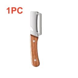 1/5pcs Stainless Steel Peeler Wooden Handle For Peeling Slicing Fruits Vegetables Smooth Operation Peeler Kitchen Accessories