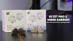 KZ ZST PRO X Dual Flagship Drivers In Ear Earphones Deeper Bass HiFi Headphones Dual-Driver Synergy Detachable Cable Headset