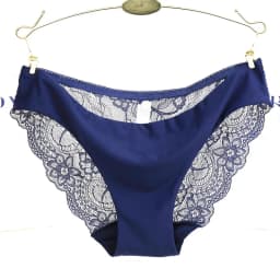 14 Colors Women's Invisible Underwear Spandex Crotch Intimate Women Sexy Lace Black Floral Panties Seamless Panty