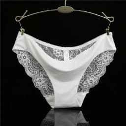 14 Colors Women's Invisible Underwear Spandex Crotch Intimate Women Sexy Lace Black Floral Panties Seamless Panty