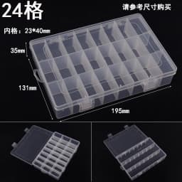 New 10 Slots Cells Colorful Portable Jewelry Tool Storage Box Container Ring Electronic Parts Screw Beads Organizer Plastic Case