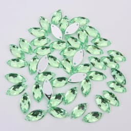 5*10mm/7*15mm/9*20mm Sewing Acrylic Rhinestone Horse Eye Flatback Transparent Crystal Beads For DIY Clothes 17 Colors Choose