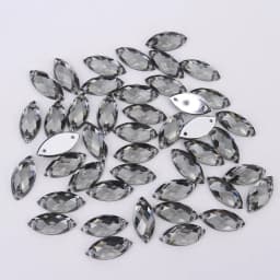 5*10mm/7*15mm/9*20mm Sewing Acrylic Rhinestone Horse Eye Flatback Transparent Crystal Beads For DIY Clothes 17 Colors Choose