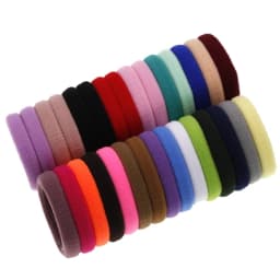 4.3cm Women Ponytail Holder Rubber Band Scrunchie Headband Girl Yoga Hair Tie Nylon Elastic Hair Band Hair Accessories 30pcs/Lot