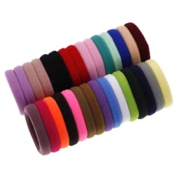 4.3cm Women Ponytail Holder Rubber Band Scrunchie Headband Girl Yoga Hair Tie Nylon Elastic Hair Band Hair Accessories 30pcs/Lot