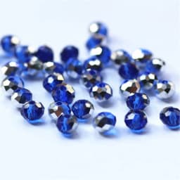 Isywaka New Design Colors 4*6mm 50pcs Rondelle Austria Faceted Crystal Glass Beads Loose Spacer Round Beads for Jewelry Making