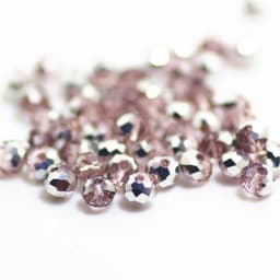 Isywaka New Design Colors 4*6mm 50pcs Rondelle Austria Faceted Crystal Glass Beads Loose Spacer Round Beads for Jewelry Making