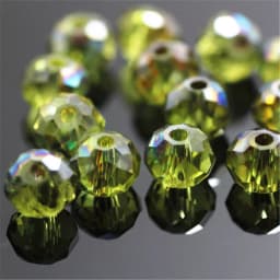 Isywaka New Design Colors 4*6mm 50pcs Rondelle Austria Faceted Crystal Glass Beads Loose Spacer Round Beads for Jewelry Making